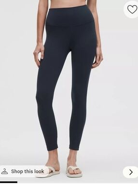 lululemon Align High-Rise Pant 25" Size 4 True Navy EUC